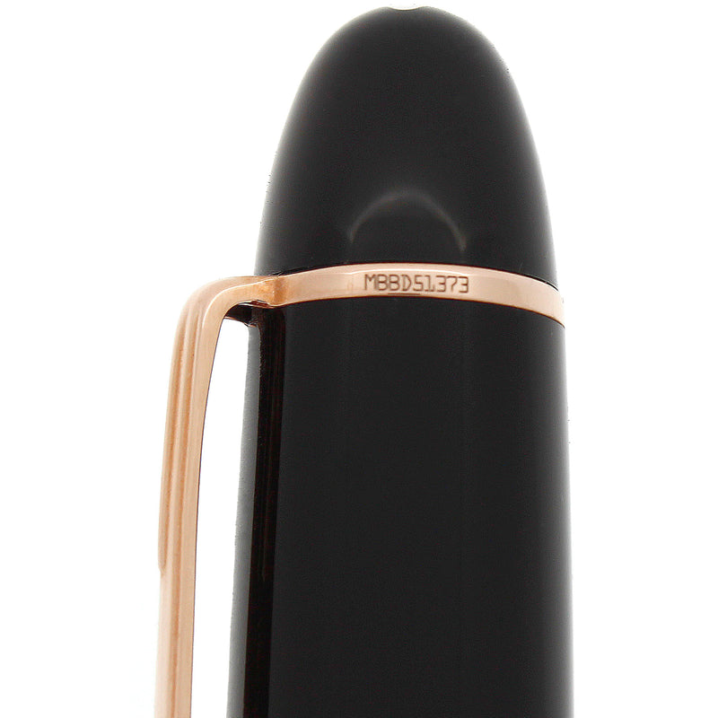 SCARCE 2014 MONTBLANC 149 90TH ANNIVERSARY LIMITED ROSE GOLD TRIM FOUNTAIN PEN NEVER INKED OFFERED BY ANTIQUE DIGGER