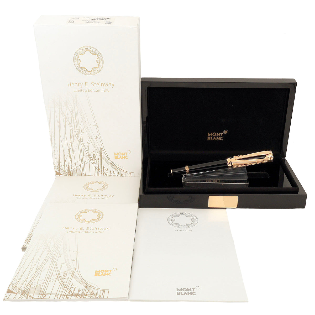 NEVER INKED 2014 MONTBLANC PATRON OF THE ARTS HENRY STEINWAY LIMITED E