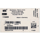 NEVER INKED 2014 MONTBLANC PATRON OF THE ARTS HENRY STEINWAY LIMITED EDITION FOUNTAIN PEN OFFERED BY ANTIQUE DIGGER