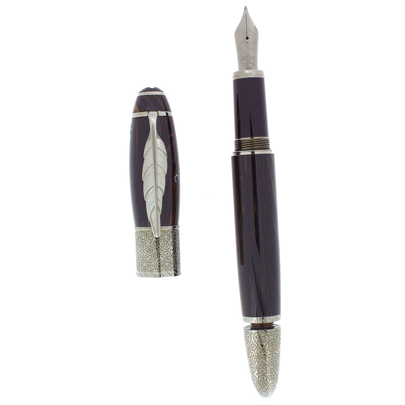 2014 MONTBLANC DANIEL DEFOE WRITES SERIES LIMITED EDITION FOUNTAIN PEN NEW OLD STOCK OFFERED BY ANTIQUE DIGGER