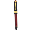 2015 MICHEL PERCHIN MP6 LIMITED EDITION 83/88 GREEK KEY RUBY RED GUILLOCHE ENAMELED & STERLING VERMEIL TRIM FOUNTAIN PEN OFFERED BY ANTIQUE DIGGER