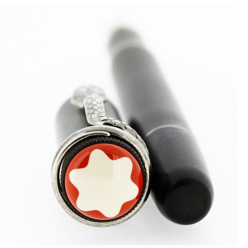 2016 MONTBLANC HERITAGE BLACK EBONITE ROUGE et NOIR LIMITED EDITION FOUNTAIN PEN NEW OLD STOCK OFFERED BY ANTIQUE DIGGER