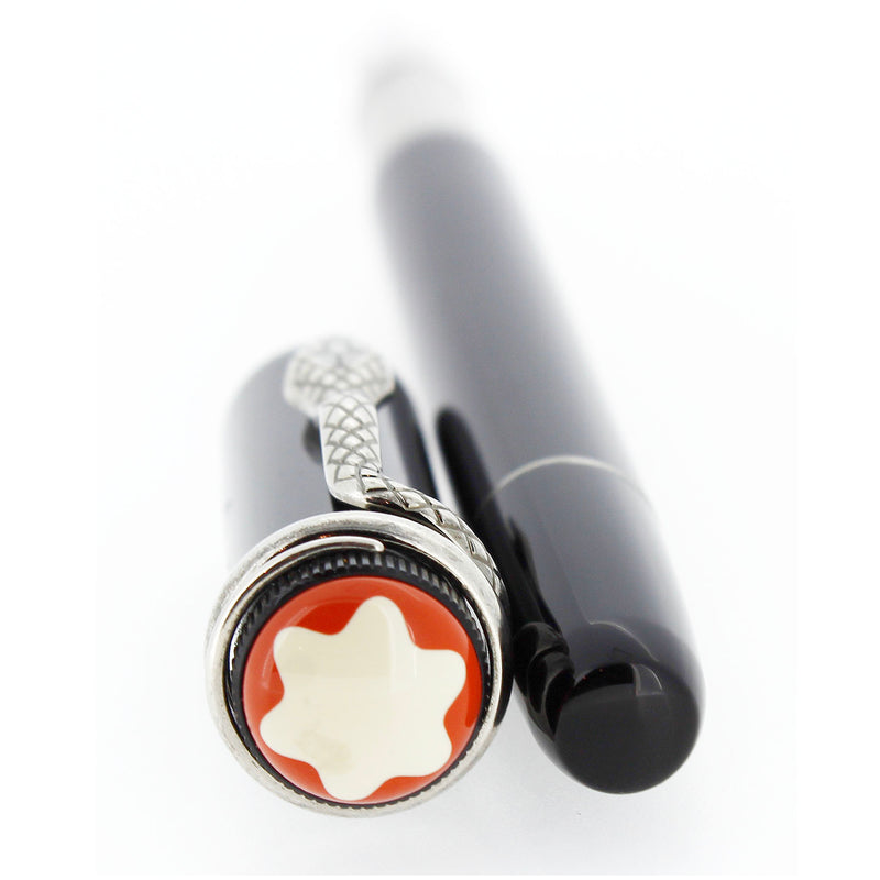 2016 MONTBLANC HERITAGE ROUGE et NOIR BLACK SPECIAL EDITION FOUNTAIN PEN NEVER INKED