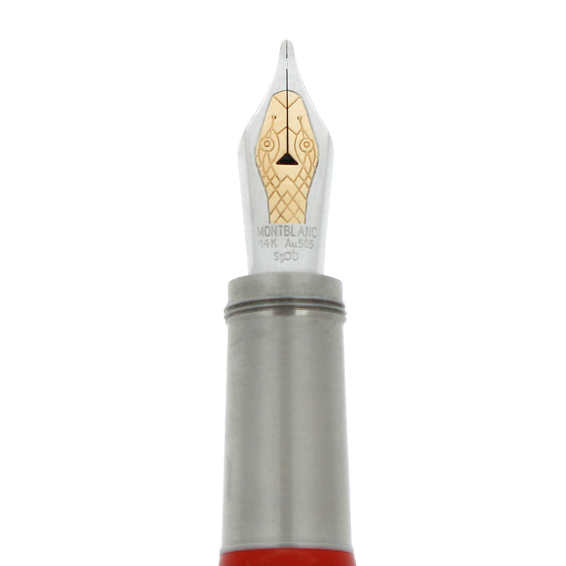 2016 MONTBLANC HERITAGE ROUGE et NOIR CORAL SPECIAL EDITION FOUNTAIN PEN NEW OLD STOCK OFFERED BY ANTIQUE DIGGER