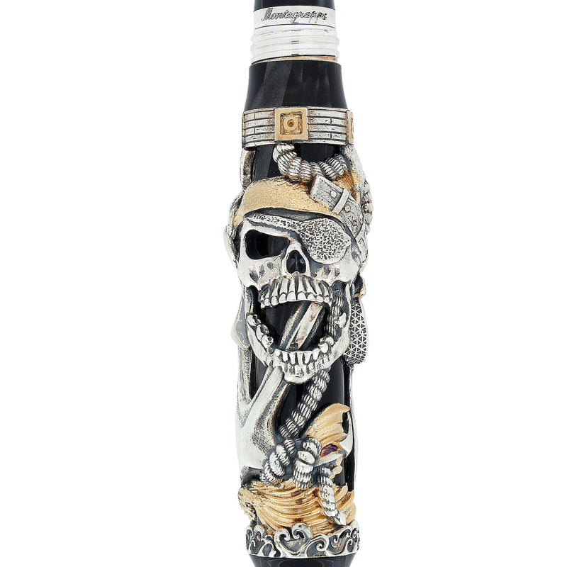 MONTEGRAPPA PIRATES STERLING SILVER LIMITED EDITION 64/399 FOUNTAIN PEN BOX/PAPERS OFFERED BY ANTIQUE DIGGER