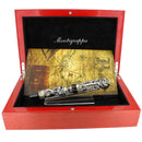MONTEGRAPPA PIRATES STERLING SILVER LIMITED EDITION 64/399 FOUNTAIN PEN BOX/PAPERS OFFERED BY ANTIQUE DIGGER