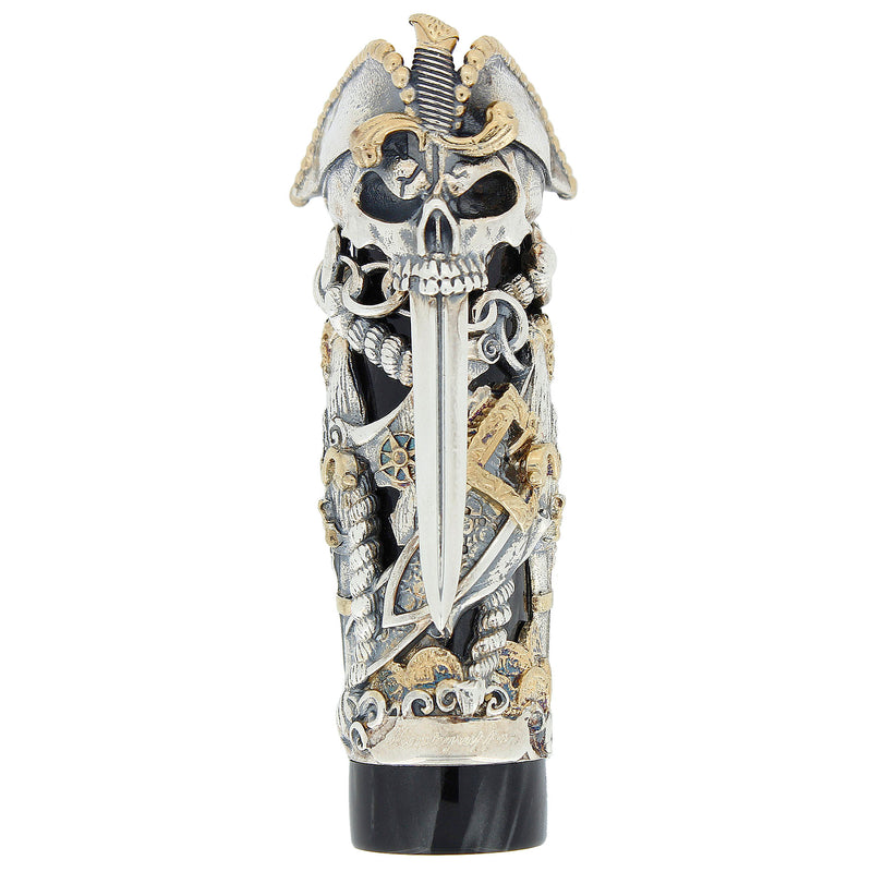 MONTEGRAPPA PIRATES STERLING SILVER LIMITED EDITION 64/399 FOUNTAIN PEN BOX/PAPERS OFFERED BY ANTIQUE DIGGER