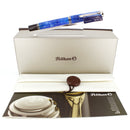 NEVER INKED 2016 PELIKAN M805 VIBRANT BLUE SPECIAL EDITION FOUNTAIN PEN OFFERED BY ANTIQUE DIGGER