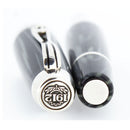 2016 MONTEGRAPPA PASSIONE ZEBRA CELLULOID & STERLING FOUNTAIN PEN NEVER INKED OFFERED BY ANTIQUE DIGGER