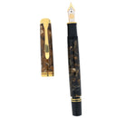 2017 PELIKAN M800 RENAISSANCE BROWN SPECIAL EDITION 18K MED NIB FOUNTAIN PEN MINT OFFERED BY ANTIQUE DIGGER