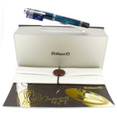 2018 PELIKAN M805 OCEAN SWIRL SPECIAL EDITION 18K MED NIB FOUNTAIN PEN MINT OFFERED BY ANTIQUE DIGGER