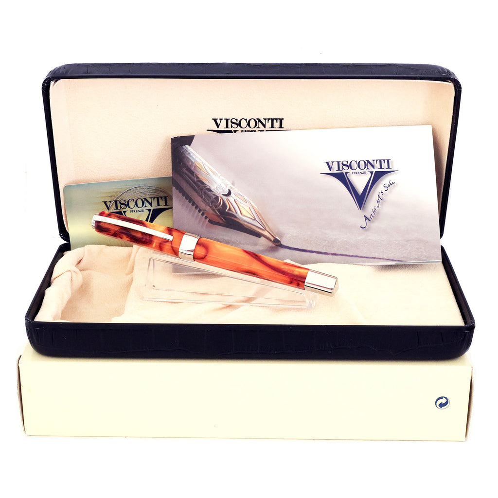 2018 VISCONTI OPERA CLUB YELLOW SUBMARINE 14K MED NIB FOUNTAIN PEN MIN