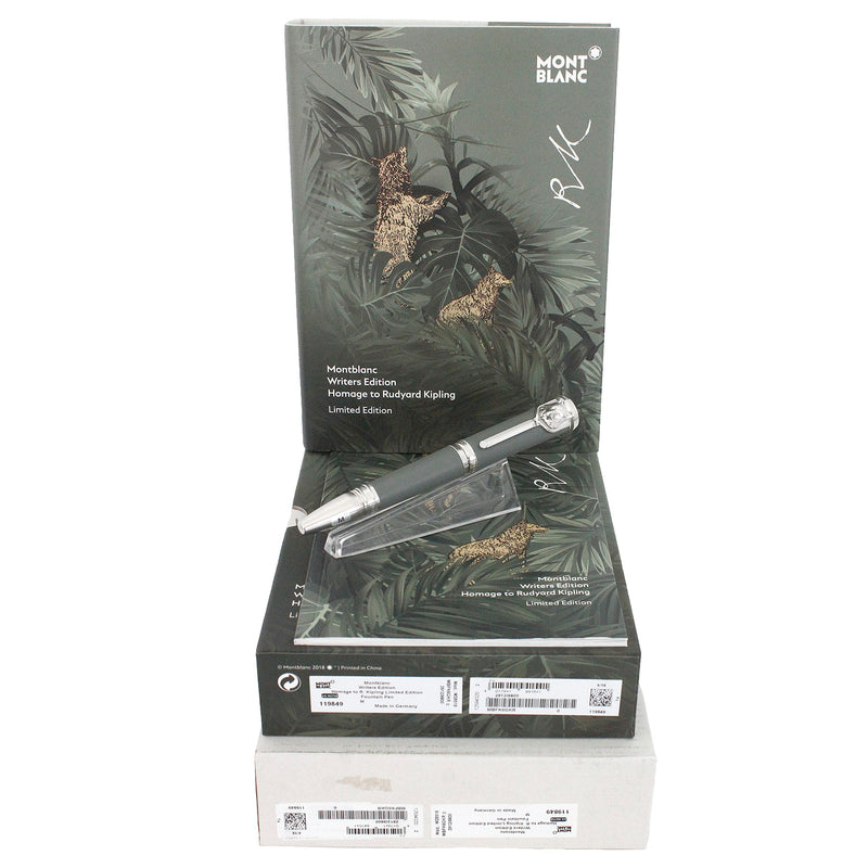 2019 MONTBLANC RUDYARD KIPLING WRITER'S SERIES LIMITED EDITION FOUNTAI