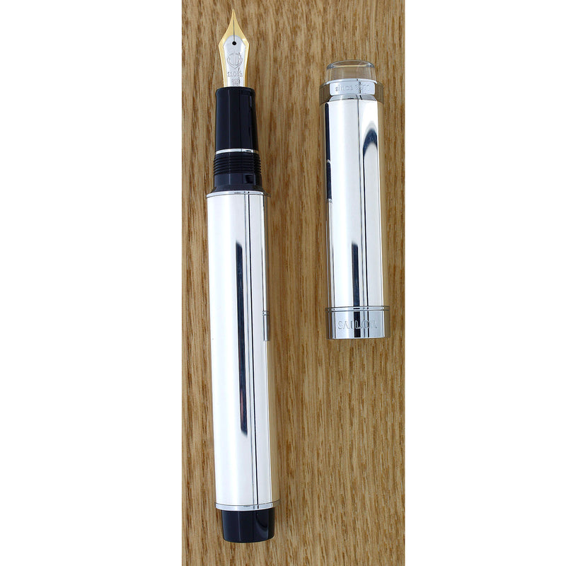NEVER INKED 2021 SAILOR 110TH ANNIVERSARY SHIROGANE 21K H-MF NIB FOUNTAIN PEN OFFERED BY ANTIQUE DIGGER