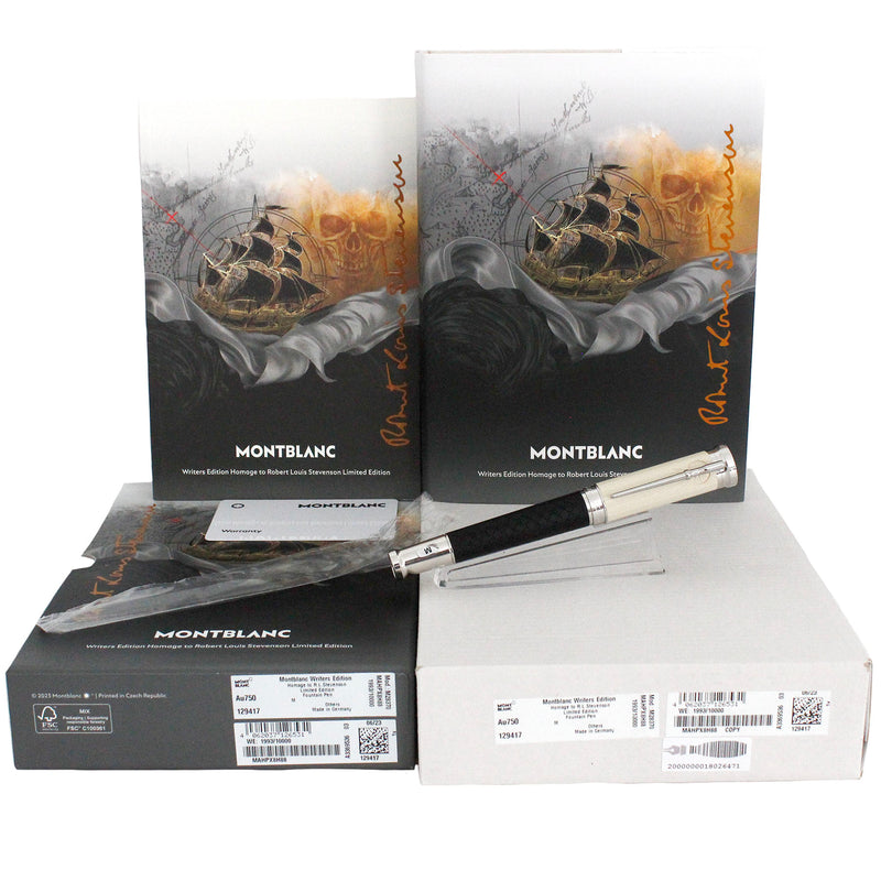 2023 MONTBLANC ROBERT LOUIS STEVENSON WRITERS EDITION LIMITED EDITION FOUNTAIN PEN NEW OFFERED BY ANTIQUE DIGGER