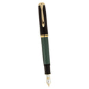 2023 PELIKAN M1000 SOUVERAN GOLD TRIM 18C MED NIB BLACK FOUNTAIN PEN NEW IN BOX OFFERED BY ANTIQUE DIGGER