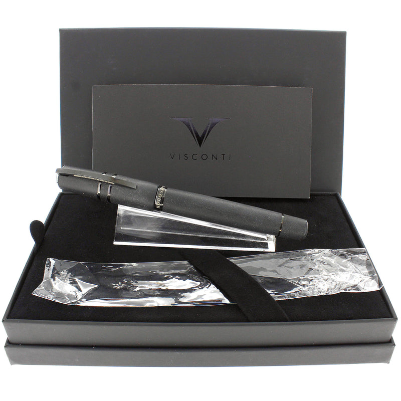 2023 VISCONTI HOMO SAPIENS LAVA DARK AGES LARGE SIZE FOUNTAIN PENNEW IN BOX OFFERED BY ANTIQUE DIGGER