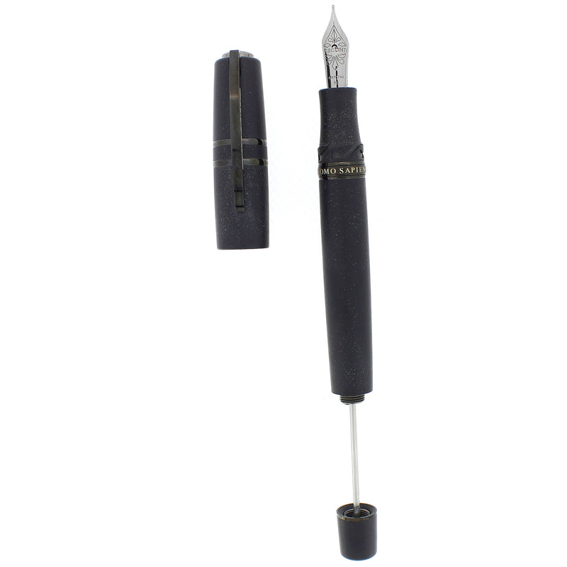 2023 VISCONTI HOMO SAPIENS LAVA DARK AGES LARGE SIZE FOUNTAIN PENNEW IN BOX OFFERED BY ANTIQUE DIGGER