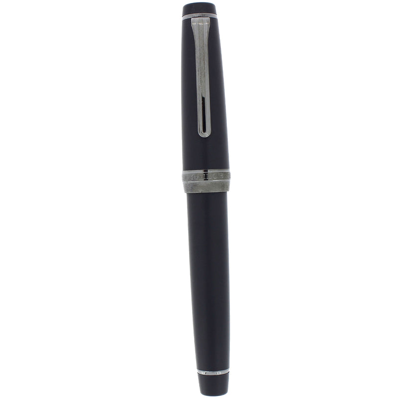 BRAND NEW 2024 SAILOR PRO GEAR IMPERIAL BLACK RUTHENIUM TRIM 21K M NIB FOUNTAIN PEN OFFERED BY ANTIQUE DIGGER