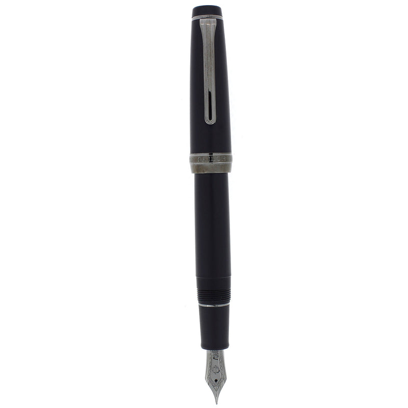 BRAND NEW 2024 SAILOR PRO GEAR IMPERIAL BLACK RUTHENIUM TRIM 21K M NIB FOUNTAIN PEN OFFERED BY ANTIQUE DIGGER