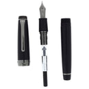 BRAND NEW 2024 SAILOR PRO GEAR IMPERIAL BLACK RUTHENIUM TRIM 21K M NIB FOUNTAIN PEN OFFERED BY ANTIQUE DIGGER