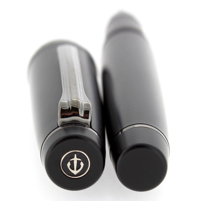 BRAND NEW 2024 SAILOR PRO GEAR IMPERIAL BLACK RUTHENIUM TRIM 21K M NIB FOUNTAIN PEN OFFERED BY ANTIQUE DIGGER