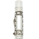 YARD-O-LED VICEROY GRAND VICTORIAN STERLING SILVER FOUNTAIN PEN NEVER INKED OFFERED BY ANTIQUE DIGGER