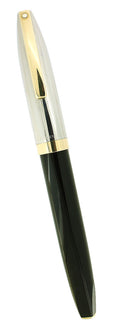 C1959 SHEAFFER PFM IV BLACK SNORKEL EXTRA FINE NIB FOUNTAIN PEN RESTORED OFFERED BY ANTIQUE DIGGER