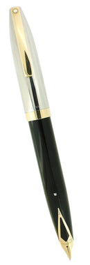 C1959 SHEAFFER PFM IV BLACK SNORKEL EXTRA FINE NIB FOUNTAIN PEN RESTORED OFFERED BY ANTIQUE DIGGER
