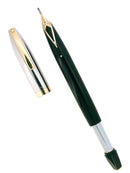 C1959 SHEAFFER PFM IV BLACK SNORKEL EXTRA FINE NIB FOUNTAIN PEN RESTORED OFFERED BY ANTIQUE DIGGER