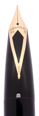 C1959 SHEAFFER PFM IV BLACK SNORKEL EXTRA FINE NIB FOUNTAIN PEN RESTORED OFFERED BY ANTIQUE DIGGER