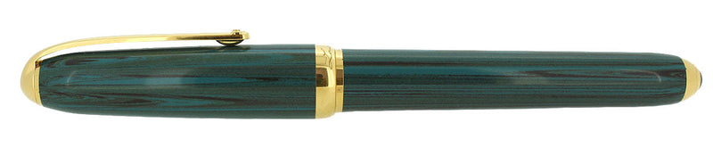 CARTIER DANDY VERDE GREEN EBONITE LIMITED EDITION 870/1847 FOUNTAIN PEN MINT OFFERED BY ANTIQUE DIGGER