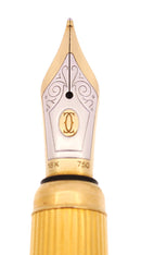 CARTIER DANDY VERDE GREEN EBONITE LIMITED EDITION 870/1847 FOUNTAIN PEN MINT OFFERED BY ANTIQUE DIGGER