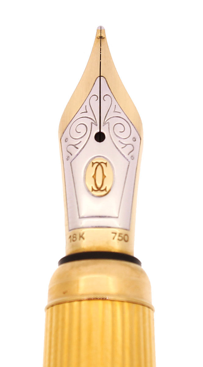 CARTIER DANDY LIMITED EDITION VERDE GREEN EBONITE FOUNTAIN PEN NEVER INKED OFFERED BY ANTIQUE DIGGER