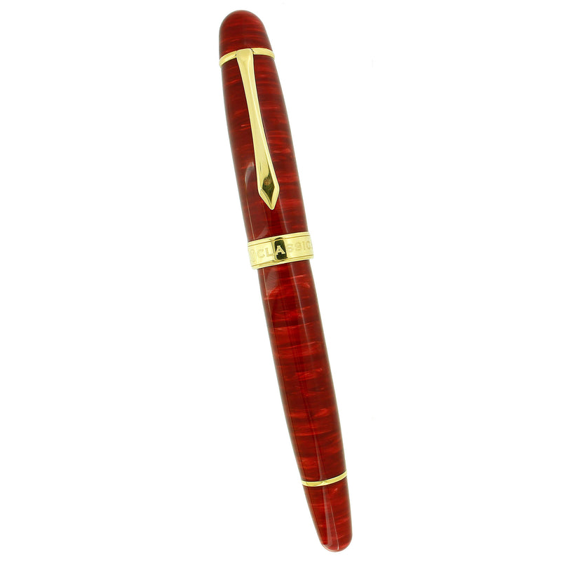 2007 CLASSIC PENS LB1 FLAME RED LAMBROU LIMITED EDITION FOUNTAIN PEN MINT OFFERED BY ANTIQUE DIGGER