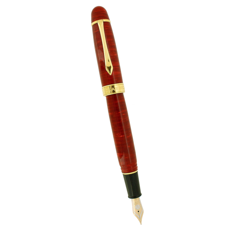 2007 CLASSIC PENS LB1 FLAME RED LAMBROU LIMITED EDITION FOUNTAIN PEN MINT OFFERED BY ANTIQUE DIGGER