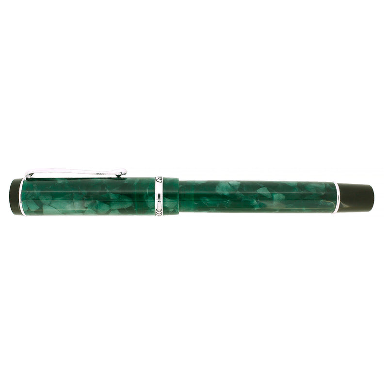 CONKLIN DURAGRAPH FOREST GREEN 1.1MM STUB NIB FOUNTAIN PEN SERVICED