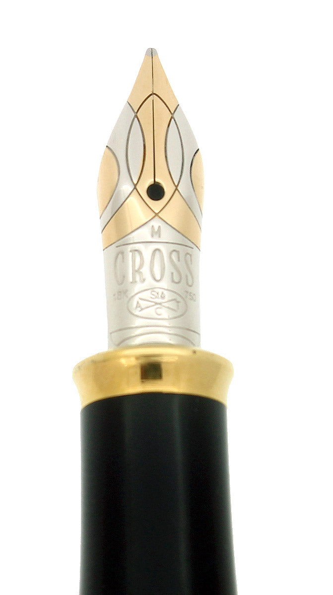 CIRCA 2001 CROSS PINNACLE PEACOCK 18K MEDIUM NIB FOUNTAIN PEN NEVER INKED OFFERED BY ANTIQUE DIGGER