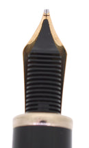 C2000 MONTBLANC 146 LEGRAND SOLITAIRE CITRINE GOLD PLATED FOUNTAIN PEN STICKERED