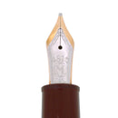 C1995 MONTBLANC 147 DOUE STERLING VERMEIL BORDEAUX TRAVELER'S FOUNTAIN PEN NEVER INKED OFFERED BY ANTIQUE DIGGER