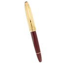 C1995 MONTBLANC 147 DOUE STERLING VERMEIL BORDEAUX TRAVELER'S FOUNTAIN PEN NEVER INKED OFFERED BY ANTIQUE DIGGER