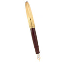 C1995 MONTBLANC 147 DOUE STERLING VERMEIL BORDEAUX TRAVELER'S FOUNTAIN PEN NEVER INKED OFFERED BY ANTIQUE DIGGER