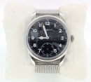 NEW MONTBLANC 1858 WATCH 44MM BLACK DIAL STEEL COLLECTION SWISS MOVEMENT MINT OFFERED BY ANTIQUE DIGGER