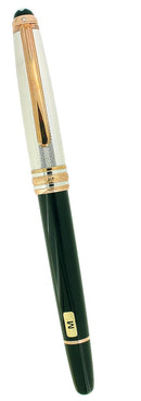 MONTBLANC 1924 LIMITED EDITION 75 ANNIVERSARY 144 DOUE STERLING SILVER FOUNTAIN PEN STICKERED & BOXED OFFERED BY ANTIQUE DIGGER