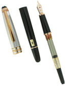 MONTBLANC 1924 LIMITED EDITION 75 ANNIVERSARY 144 DOUE STERLING SILVER FOUNTAIN PEN STICKERED & BOXED OFFERED BY ANTIQUE DIGGER