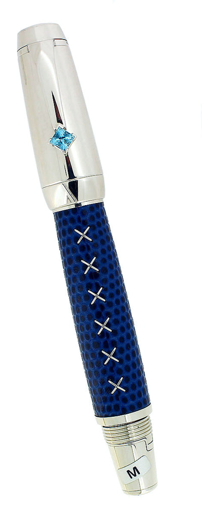 NEVER INKED 2004 MONTBLANC BOHEME JEWELS TOPAZ SAFETY FOUNTAIN PEN MIN