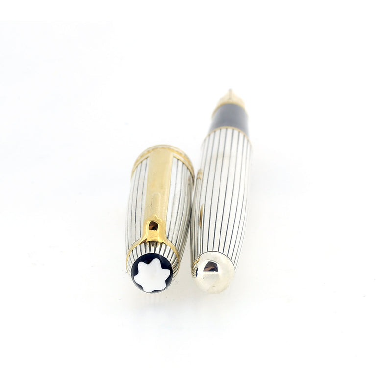 C1999 MONTBLANC MEISTERSTUCK N°144 SOLITAIRE STERLING LINED PATTERN FO