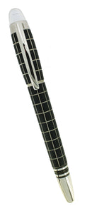 NEVER INKED MONTBLANC STARWALKER PLATINUM TRIM RUBBER FOUNTAIN PEN NEW IN BOX OFFERED BY ANTIQUE DIGGER