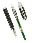 NEVER INKED MONTBLANC STARWALKER PLATINUM TRIM RUBBER FOUNTAIN PEN NEW IN BOX OFFERED BY ANTIQUE DIGGER