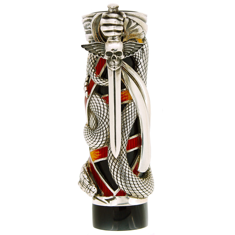 MONTEGRAPPA CHAOS STERLING SILVER LIMITED EDITION 394/1000 FOUNTAIN PEN BOX/PAPERS OFFERED BY ANTIQUE DIGGER